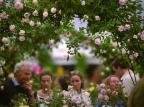 Exposição de flores na Grã-Bretanha comemora 100 anos Divulgação/Visit Britain Exposição de flores na Grã-Bretanha comemora 100 anos Divulgação/Visit Britain