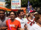 Cariocas protestam contra a permanência de Marco Feliciano na presidência da Comissão de Direitos Humanos  Marcos de Paula/Agência Estado