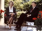Relembre a trajetória da ex-primeira ministra britânica Margaret Thatcher Mike Sargent/AFP Relembre a trajetória da ex-primeira ministra britânica Margaret Thatcher Mike Sargent/AFP