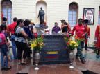 Túmulo de Hugo Chávez vira atração às vésperas da eleição na Venezuela Léo Gerchmann/Agencia RBS Túmulo de Hugo Chávez vira atração às vésperas da eleição na Venezuela Léo Gerchmann/Agencia RBS