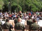 Músicos se apresentam na Redenção para celebrar o Dia do Exército Luciane Ramos/Divulgação Músicos se apresentam na Redenção para celebrar o Dia do Exército Luciane Ramos/Divulgação