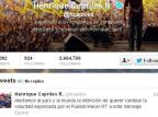 Capriles alerta para possível fraude nas eleições Twitter/Reprodução