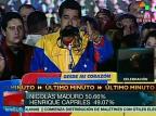 Nicolás Maduro: "Temos um triunfo eleitoral justo, legal, constitucional e popular" Reprodução/TELESUR