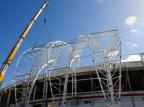 Instalação de terceira folha metálica da cobertura do Beira-Rio será concluída nesta terça-feira Ronaldo Bernardi/Agência RBS/