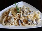Charque é um dos ingredientes de massa à carbonara Genaro Joner/Agencia RBS