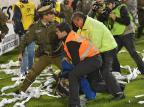 Briga generalizada marca fim de jogo entre Grêmio e Huachipato AFP/