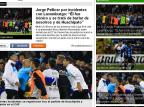 Briga dos técnicos está em todos os jornais chilenos após empate Reprodução/ Briga dos técnicos está em todos os jornais chilenos após empate Reprodução/