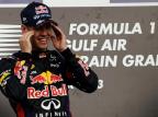 Vettel comemora início da "temporada europeia" da Fórmula-1 em Barcelona Mohammed Al-Shaikh/AFP Vettel comemora início da "temporada europeia" da Fórmula-1 em Barcelona Mohammed Al-Shaikh/AFP