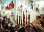 Milhares de fiéis celebram o Dia de São Jorge no Rio de Janeiro BIA ALVES/FOTOARENA/ESTADÃO CONTEÚDO Milhares de fiéis celebram o Dia de São Jorge no Rio de Janeiro BIA ALVES/FOTOARENA/ESTADÃO CONTEÚDO