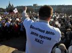 Milhares protestam contra Putin em Moscou OLGA MALTSEVA/AFP