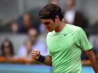 Roger Federer estreia com duplo 6-3 no Master 1000 de Madri JAVIER SORIANO/AFP