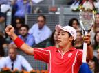 Japonês Kei Nishikori surpreende e elimina Federer em Madri JAVIER SORIANO/AFP