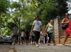 Viva o Centro a Pé investiga mito de origem do RS Luciano Lanes/PMPA Viva o Centro a Pé investiga mito de origem do RS Luciano Lanes/PMPA