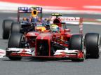 Felipe Massa é punido em três posições no grid por atrapalhar volta rápida de Mark Webber LLUIS GENE / AFP/ Felipe Massa é punido em três posições no grid por atrapalhar volta rápida de Mark Webber LLUIS GENE / AFP/