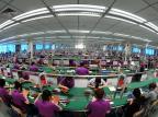 Produção industrial chinesa aumenta 9,3% em abril China Out/AFP