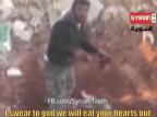 Organizações denunciam crimes de guerra em gravações de rebeldes sírios Reprodução/You Tube Organizações denunciam crimes de guerra em gravações de rebeldes sírios Reprodução/You Tube
