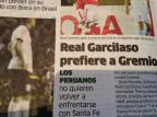 Real Garcilaso prefere enfrentar o Grêmio do que o Santa Fe nas quartas Luis Henrique Benfica/Zero Hora Real Garcilaso prefere enfrentar o Grêmio do que o Santa Fe nas quartas Luis Henrique Benfica/Zero Hora