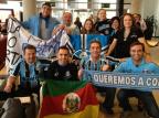 Torcedores chegam a Bogotá para apoiar o Grêmio na decisão contra o Santa Fe Luis Henrique Benfica/Zero Hora Torcedores chegam a Bogotá para apoiar o Grêmio na decisão contra o Santa Fe Luis Henrique Benfica/Zero Hora
