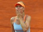 Sharapova despacha tenista espanhola e vai às oitavas em Roma ANDREAS SOLARO/AFP Sharapova despacha tenista espanhola e vai às oitavas em Roma ANDREAS SOLARO/AFP