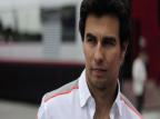 Sergio Pérez comemora nova parceria da McLaren com a Honda JOSEP LAGO/AFP Sergio Pérez comemora nova parceria da McLaren com a Honda JOSEP LAGO/AFP