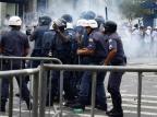 Policiais e torcedores do Santos entram em conflito nos arredores da Vila Belmiro Ivan Storti, Lancepress/ Policiais e torcedores do Santos entram em conflito nos arredores da Vila Belmiro Ivan Storti, Lancepress/