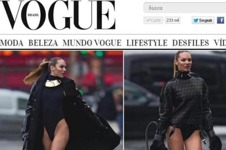 Candice Swanepoel posa sexy para revista australiana (Vogue/Reprodução)