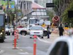 Homem resiste a reintegração de posse e trânsito é bloqueado na Avenida Padre Cacique em Porto Alegre