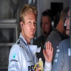 Nico Rosberg mostra força da Mercedes e lidera segundo treino livre em Mônaco (TOM GANDOLFINI/AFP)