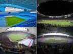 Novos estádios serão atração no Brasileirão 2013 Montagem sobre fotos Omar Freitas, AFP e Estadão Conteúdo/