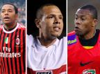 Robinho, Julio Baptista e Luis Fabiano: uma análise sobre os últimos anos dos possíveis reforços do Inter Montagem sobre fotos AFP e Vipcomm/