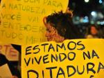 Manifestantes fazem novo protesto contra corte de árvores