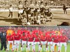 Campeões de 1979 analisam o Inter do Brasileirão de 2013 Montagem sobre fotos Juan Carlos Gomes e Ricardo Duarte/