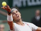 Em batalha de mais de quatro horas, Nadal elimina Djokovic e vai à final PATRICK KOVARIK/AFP