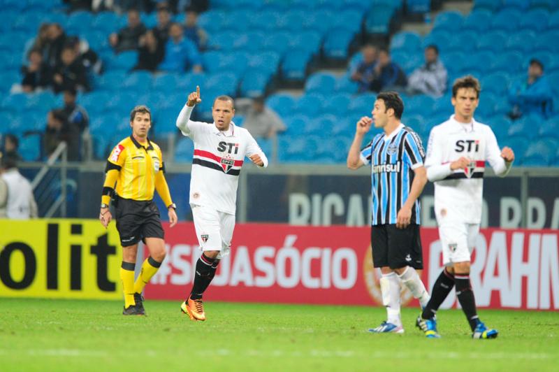 Douglas passou para Luís Fabiano (foto), que chutou cruzado e marcou para o São Paulo:imagem 5