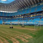 Vistoria, segurança e gramado: veja o que está em manutenção na Arena do Grêmio (Evandro Krebs/Arquivo Pessoal)