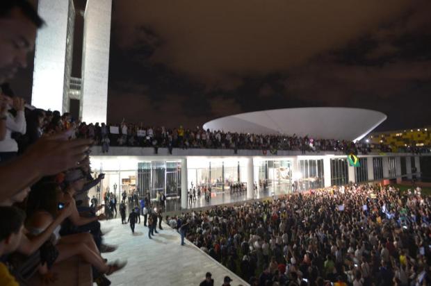 Manifestação pelas capitais brasileiras foi a maior desde o Fora Collor, em 1992 Marcello Casal Jr/Agência Brasil