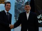 Forças afegãs assumem oficialmente o controle da segurança do país SHAH Marai/AFP Forças afegãs assumem oficialmente o controle da segurança do país SHAH Marai/AFP