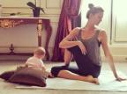 Gisele Bündchen pratica ioga ao lado da filha Vivian Instagram/Divulgação Gisele Bündchen pratica ioga ao lado da filha Vivian Instagram/Divulgação