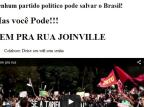 Site do PMDB de Joinville é invadido por hackers Reprodução/Internet Site do PMDB de Joinville é invadido por hackers Reprodução/Internet