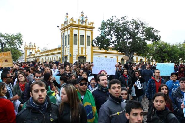 Em Pelotas, milhares de manifestantes se reúnem na área central Marcel Ávila/Especial
