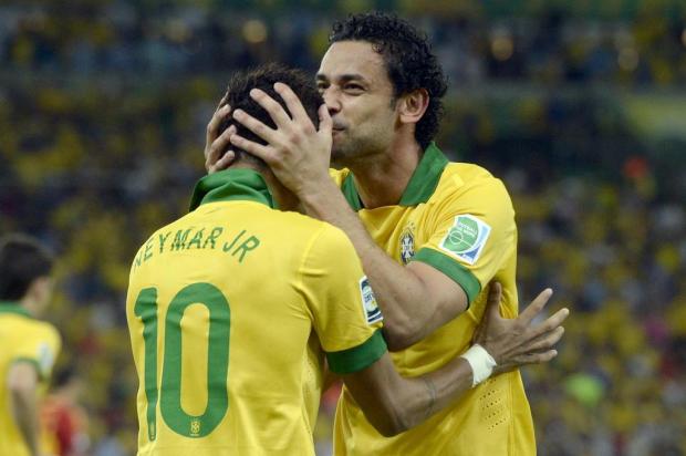 Brasil goleia a Espanha e conquista o tetra da Copa das Confederações CHRISTOPHE SIMON/AFP