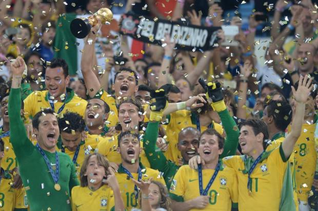 Com título da Copa das Confederações, Brasil sobe para o nono lugar no ranking da Fifa VANDERLEI ALMEIDA/AFP