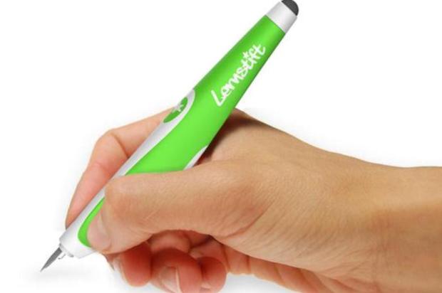 Alemães criam caneta que vibra quando o usuário comete um erro Lernstift/Divulgação