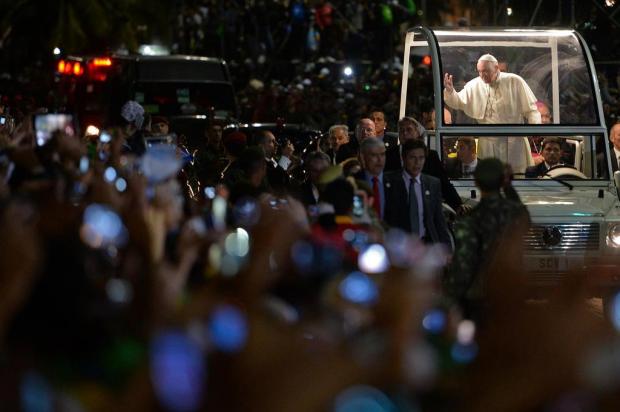 Copacabana recebe três milhões de pessoas durante Jornada da Juventude YASUYOSHI CHIBA/AFP
