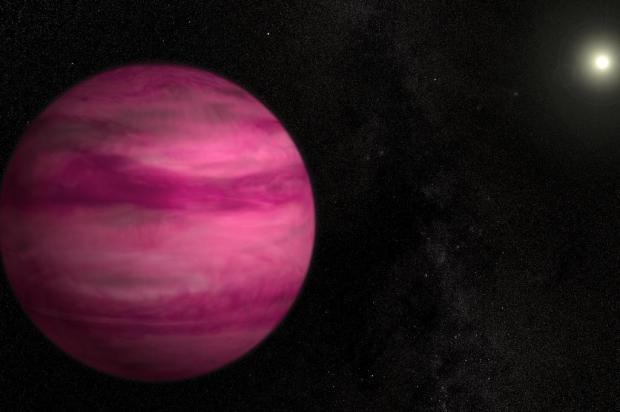 Nasa descobre planeta cor-de-rosa a 57 anos-luz da Terra NASA/Divulgação Nasa descobre planeta cor-de-rosa a 57 anos-luz da Terra NASA/Divulgação