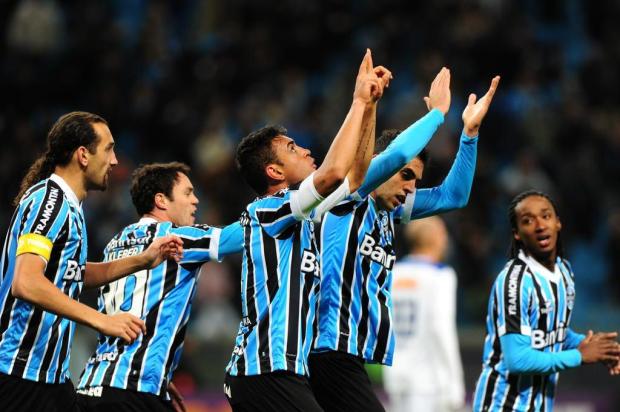 Grêmio vence o Cruzeiro por 3 a 1 na Arena e chega ao G-4 do Brasileirão Bruno Alencastro/Agencia RBS