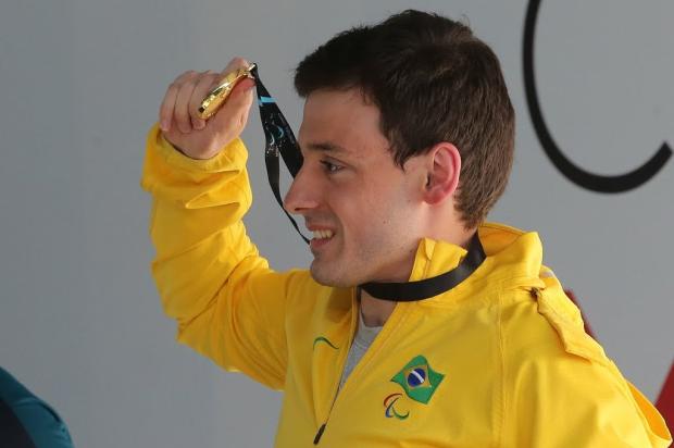 Nadador gaúcho ganha ouro nos 100m peito no Mundial Paralímpico no Canadá Marcelo Regua/ MPIX/CPB/