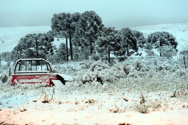 Neve registrada em São José dos Ausentes é a maior em 13 anos Daniela Xu/Agencia RBS