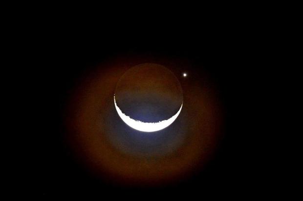 Ocultação de Vênus pela Lua pôde ser observada no céu do Rio Grande do Sul Adriana Franciosi/Agencia RBS