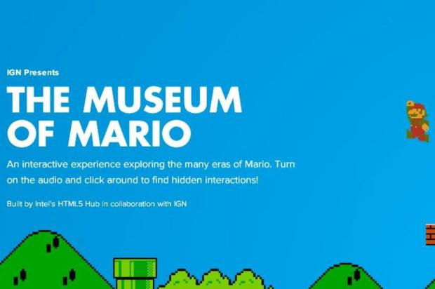 Trajetória do personagem Mario vira museu digital Reprodução/Reprodução